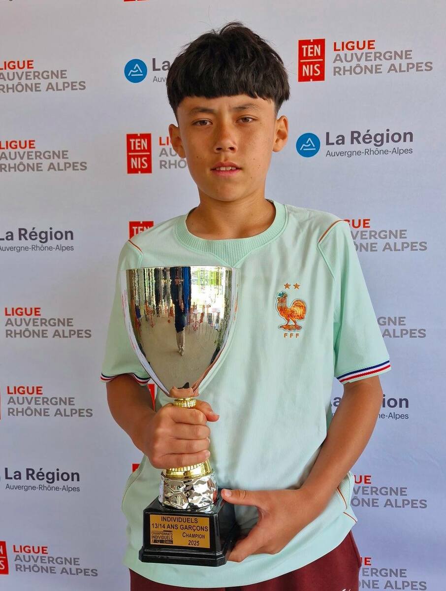 Tristan Ducros sacré Champion Régional 13/14 ans !