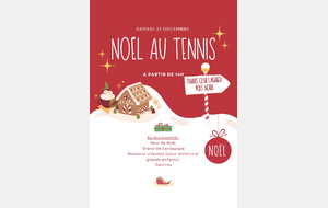 Fête de Noël le 21/12 au club