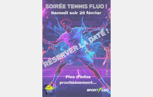 Soirée tennis fluo