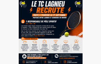💥 Le TC Lagnieu recrute 💥
