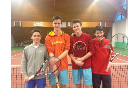 Théo et Antoine en finale des championnats de l'Ain 15/16 ans !
