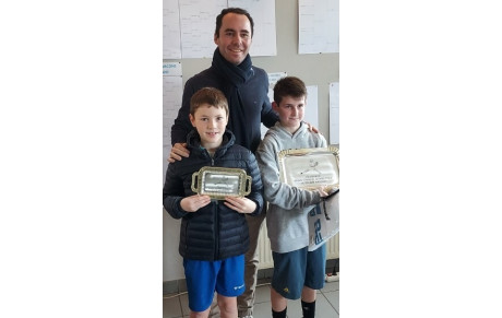 Aurélien Berger vainqueur du tournoi 11/12 ans de Villefranche