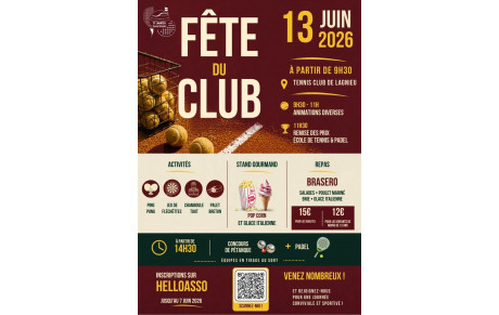 Le samedi 13 juin, on fête le club !